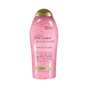 OGX Wash Scrub Rose Water 19.5 Oz
